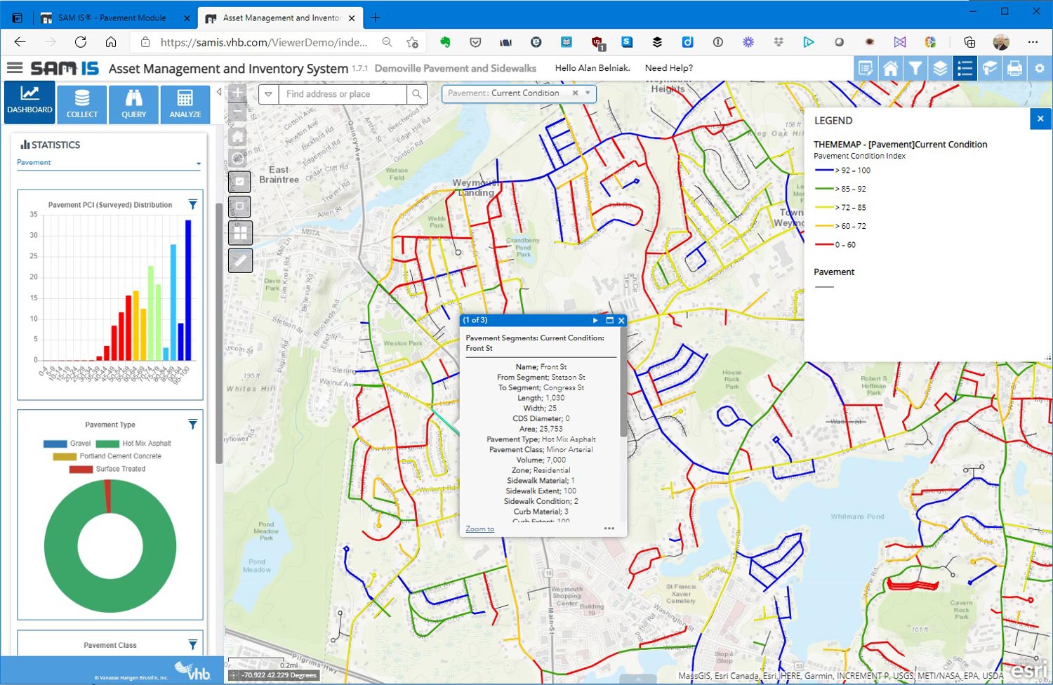 SAM IS® - Pavement Module